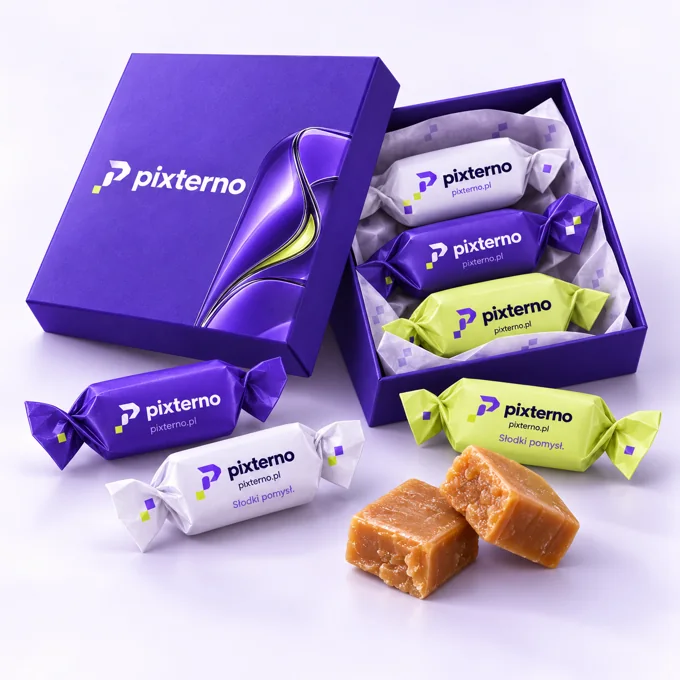Projekt PIXTERNO: krówki reklamowe