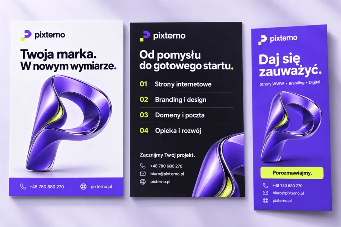 Projekt PIXTERNO: ulotki